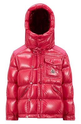 Moncler Kids' Karakorum 2 Down Convertible Jacket in Bright Pink