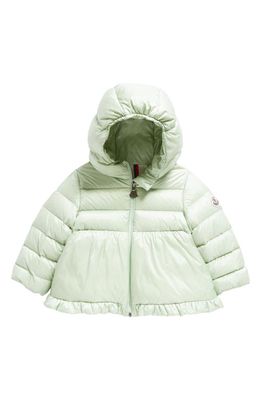 Moncler Kids' Odile Hooded Down Jacket in Green