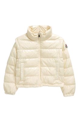 Moncler Kids' Tenai Quilted Down Puffer Jacket in Yellow