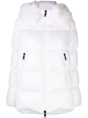 Moncler Laiche short down-filled jacket - White