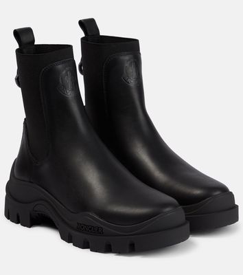 Moncler Larue Chelsea leather ankle boots