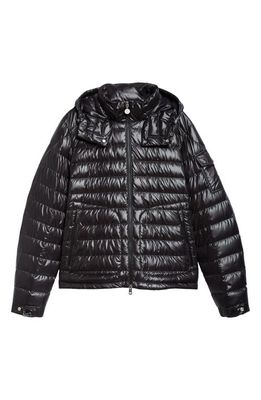 Moncler Lauros Recycled Polyester Down Jacket in Black