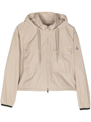 Moncler Leda cropped jacket - Neutrals
