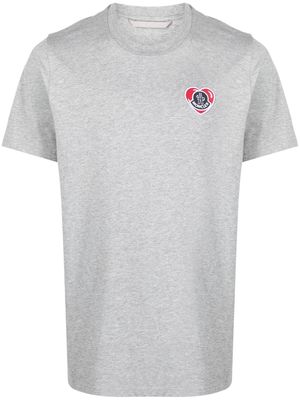Moncler logo-appliqué cotton T-shirt - Grey