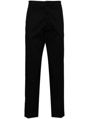 Moncler logo-appliqué poplin trousers - Black