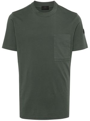 Moncler logo-appliqué T-shirt - 877 GREEN