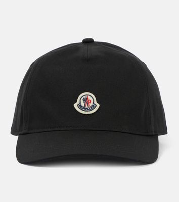 Moncler Logo canvas baseball cap