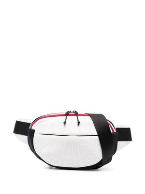 Moncler logo-motif belt bag - White