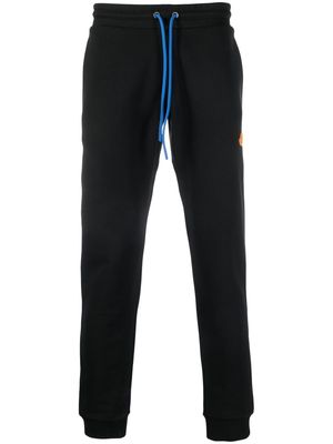 Moncler logo-patch cotton track pants - Black