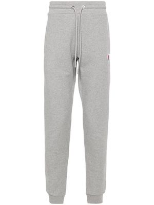 Moncler logo-patch cotton track trousers - Grey