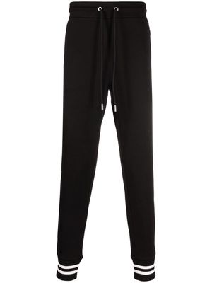Moncler logo-patch tapered track pants - Black