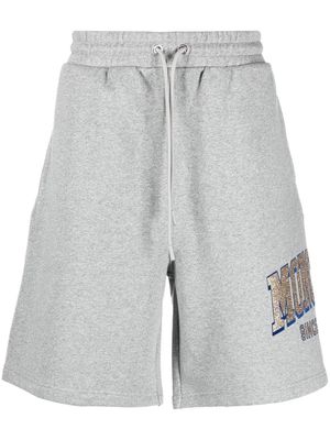 Moncler logo-print shorts - Grey
