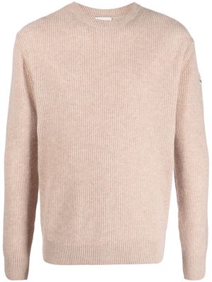 Moncler long-sleeve knitted jumper - Neutrals