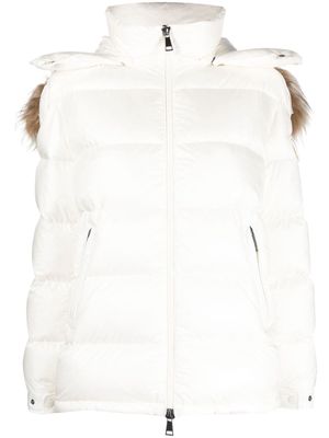Moncler Mairefur hooded quilted jacket - White