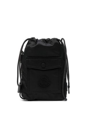 Moncler Makaio logo-patch crossbody bag - Black