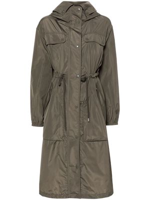 Moncler Mantio hooded parka coat - Green