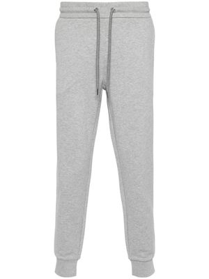 Moncler mélange-effect cotton track pants - Grey