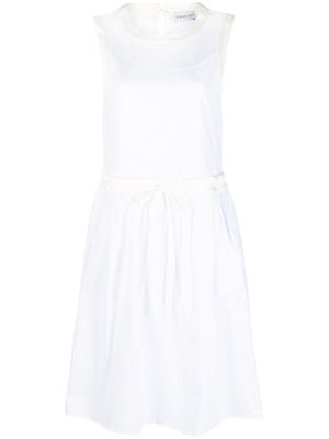 Moncler mesh-panelled minidress - White