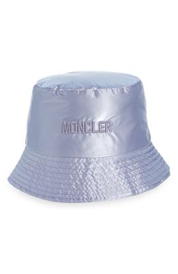 Moncler Metallic Bucket Hat in Purple