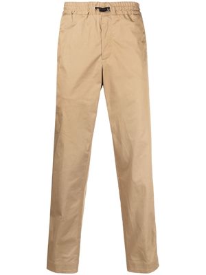 Moncler mid-rise cotton trouser - Brown