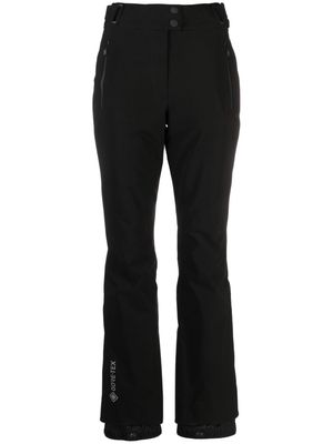 Moncler mid-rise logo-engraved trousers - Black