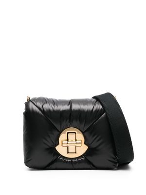 Moncler mini Puf leather crossbody bag - Black