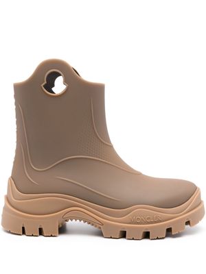 Moncler Misty chunky rain boots - Brown