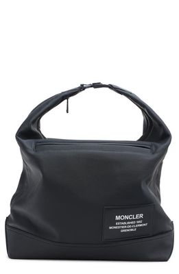 Moncler Nakoa Coated Canvas Tote in Black