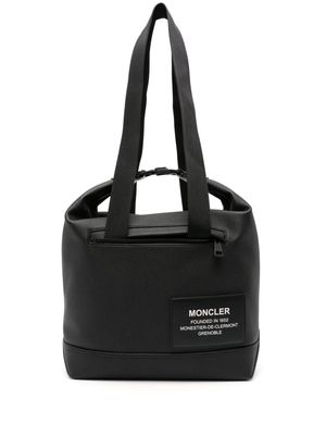 Moncler Nakoa logo-patch tote bag - Black