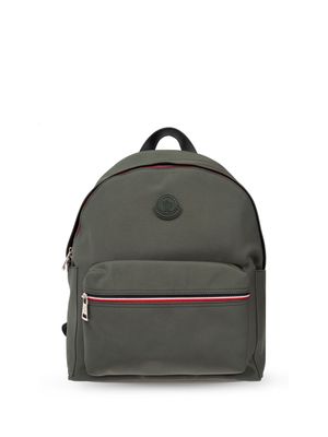 Moncler New Pierrick striped backpack - Green