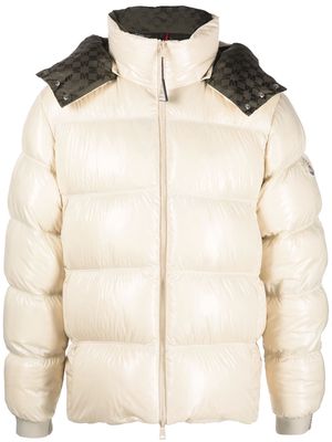 Moncler Orizaba padded hooded jacket - Neutrals