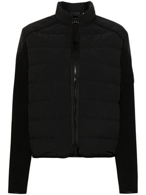 Moncler padded-panels knitted cardigan - Black