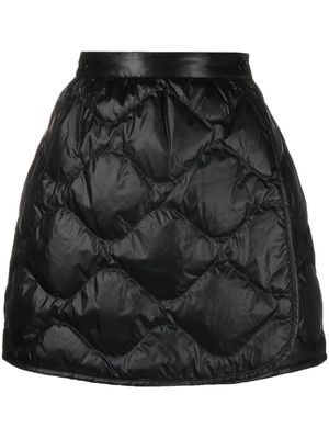 Moncler padded quilted mini skirt - Black