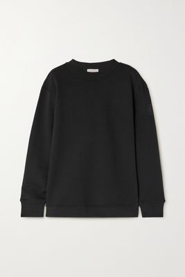 Moncler - Paneled Shell And Cotton-jersey Sweatshirt - Black