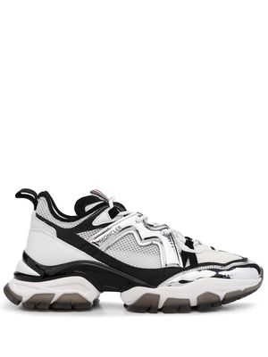 Moncler panelled chunky sneakers - White