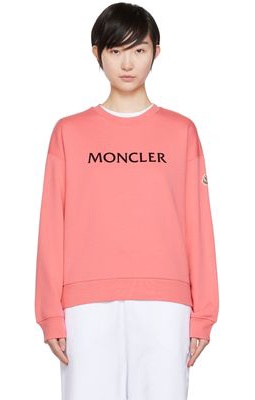 Moncler Pink Logo Sweatshirt