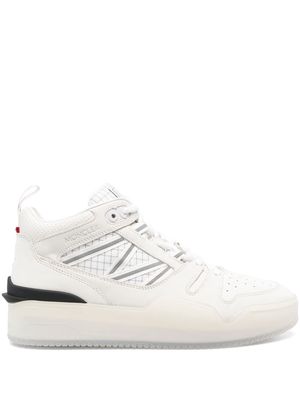 Moncler Pivot High-Top Sneakers - White