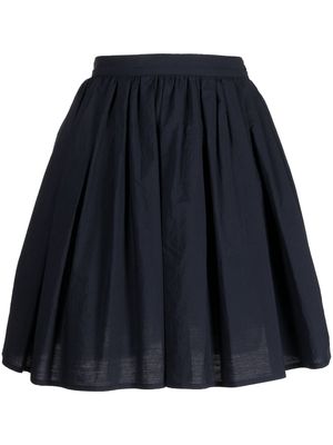 Moncler pleated mini skirt - Blue