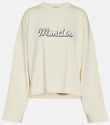Moncler Printed cotton-blend sweatshirt