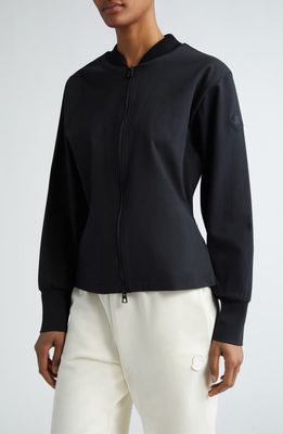 Moncler Punto Milano Zip Cardigan in Moonless Night at Nordstrom, Size Large