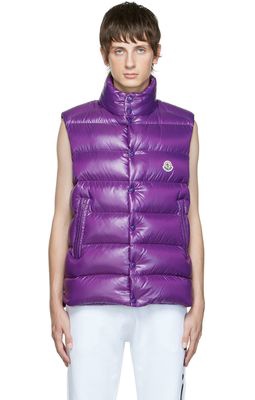 Moncler Purple Tibb Down Vest