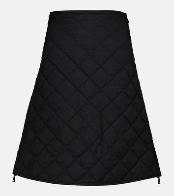 Moncler Quilted high-rise skirt