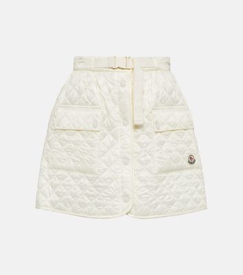 Moncler Quilted wrap miniskirt