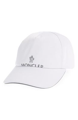 Moncler Reflective Logo Baseball Cap in Beige