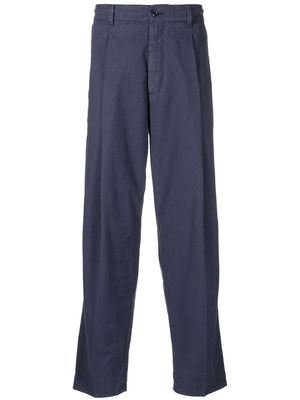 Moncler relaxed chino trousers - Blue