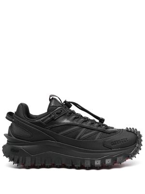 Moncler ridged lace-up sneakers - Black