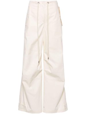 Moncler ripstop cotton cargo trousers - Neutrals