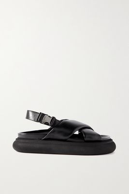 Moncler - Solarisse Leather Sandals - Black
