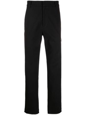 MONCLER straight-leg cut trousers - Black