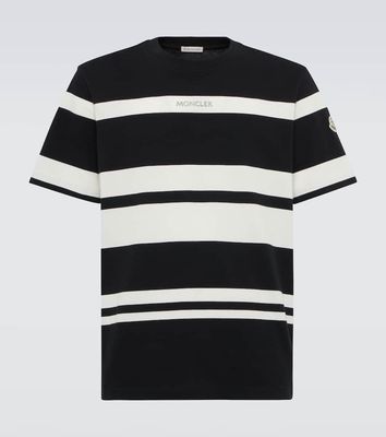 Moncler Striped cotton jersey T-shirt